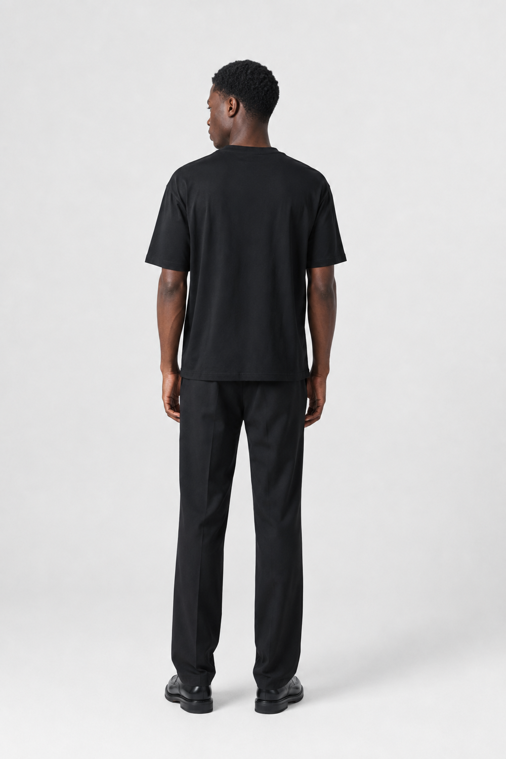RV Monogram Tee — Black